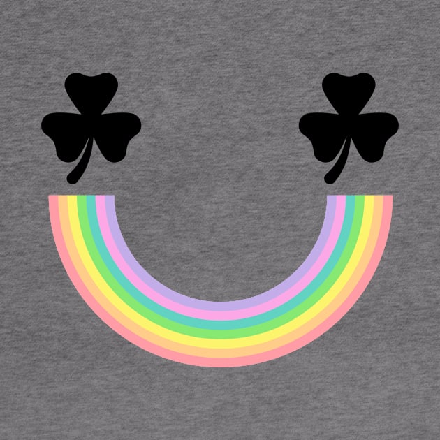 Rainbow Smiley Shamrock by Brobocop